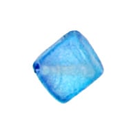 Glass Bead Cubes 8mm With Diagonal Hole Two Tone Sugar