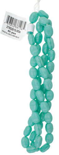 Glass Beetle 14x10mm Strung Beads