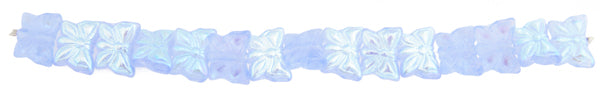Glass Bead Butterfly 15x12mm with Top Hole Aurora Borealis