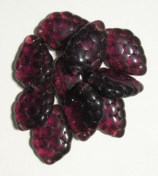 Glass Grapes 11x34mm Beads