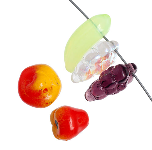 Glass Beads Tutti-Frutti Strung Fruits