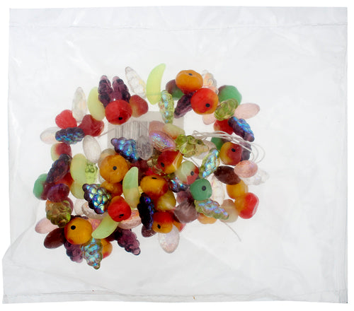 Glass Beads Tutti-Frutti Strung Fruits