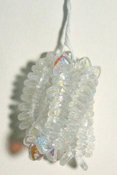 Glass Leaves 9mm Strung