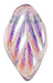 Glass Bead Leaf 11x7mm Strung