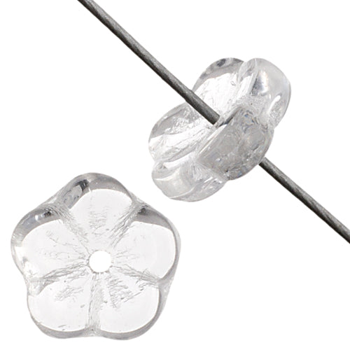 Glass Bead Flower 8mm Strung