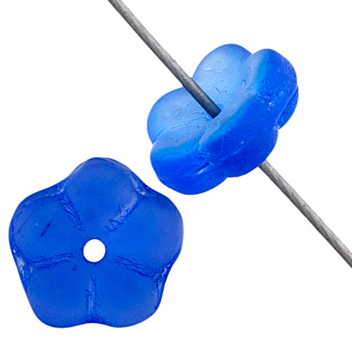 Glass Bead Flower 8mm Strung