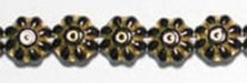 Glass Daisy 9mm Strung Bead