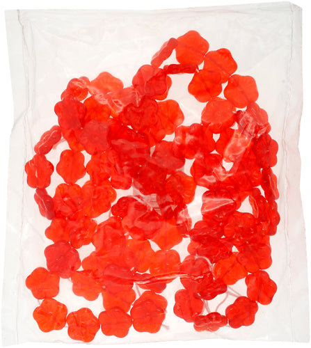 Glass Flower Bead 15mm Strung