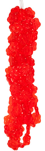 Glass Flower Bead 15mm Strung