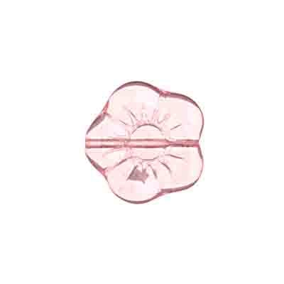 Glass Flower Bead 15mm Strung