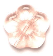 Glass Flower Bead 15mm Strung