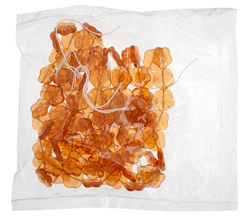 Glass Flower Bead 15mm Strung