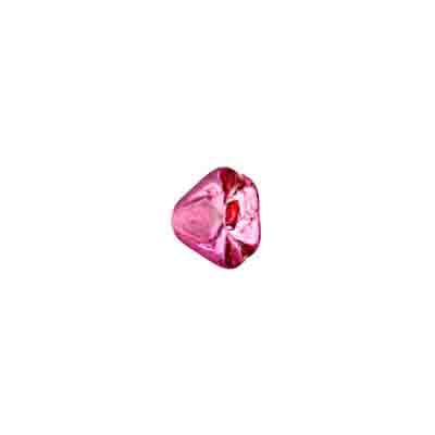 Glass Bead Flower Bell Button 6x8mm 2-Tone Pink Strung