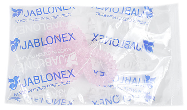 Glass Cupped Flower 8mm Strung Center Hole Transparent