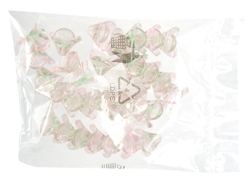 Bell Flower 14x16mm Light Pink/Peridot Two-Tone