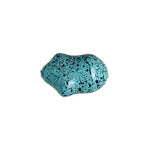 Glass Bead Bell Flower 13x9mm Turquoise Matrix