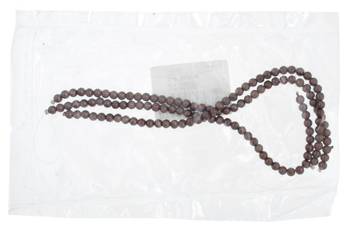 Glass Round Beads Metallic 