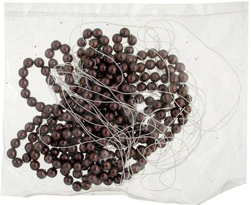 Glass Round Beads Metallic 