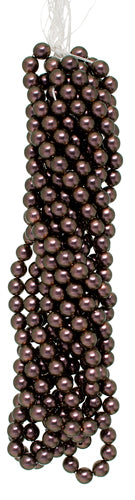 Glass Round Beads Metallic 