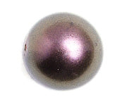 Glass Round Beads Metallic 