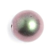 Glass Round Beads Metallic 