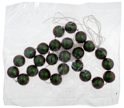 Glass Round Beads Metallic 