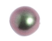 Glass Round Beads Metallic 