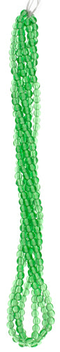 Glass 4mm Round Bead Strung 300 Pieces