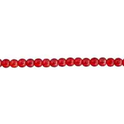 Glass 4mm Round Bead Strung 300 Pieces