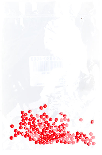 Czech Druk Beads Opaque Red