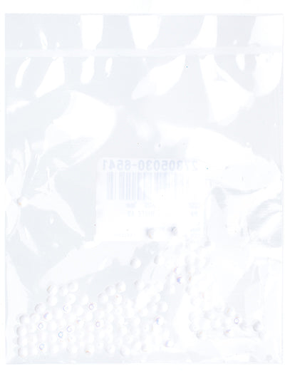 Czech Druk Beads Opaque Chalk White AB