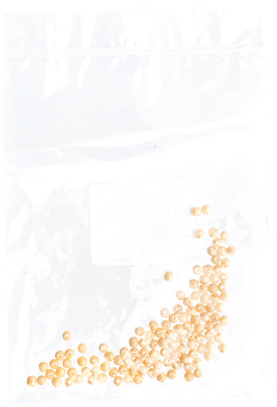 Czech Druk Beads Opaque Ivory