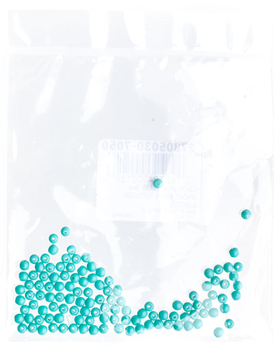 Czech Druk Beads Opaque Green Turquoise