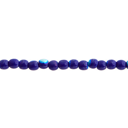 Czech Druk Beads Opaque Cobalt AB