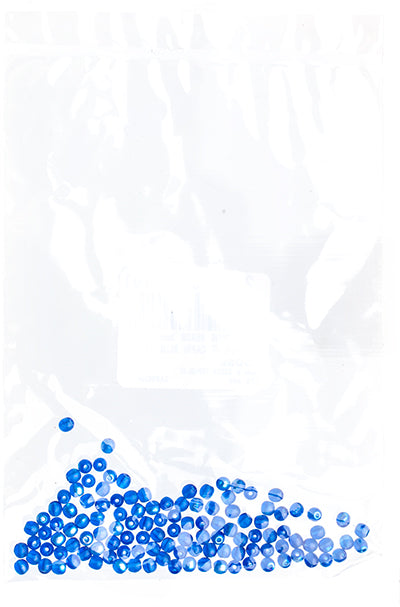 Czech Druk Beads Transparent Capri Blue AB