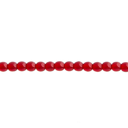 Czech Druk Beads Transparent Garnet 