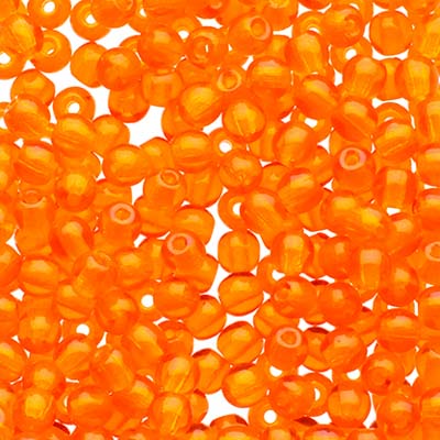 Czech Druk Beads Transparent Hyacinth