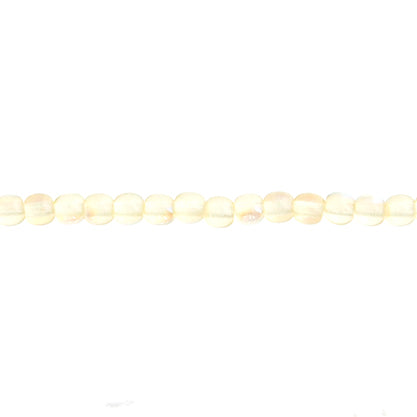 Czech Druk Beads Transparent Jonquil AB