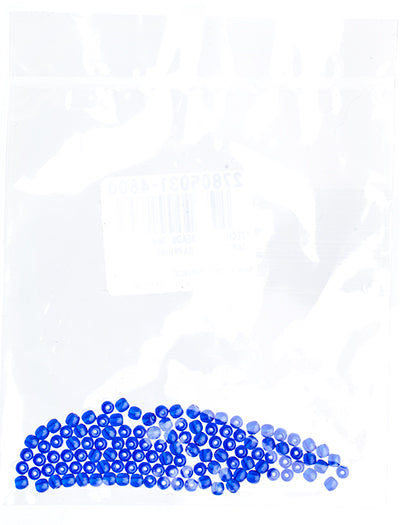 Czech Druk Beads Transparent Sapphire