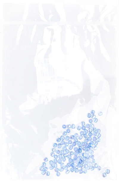 Czech Druk Beads Transparent Light Sapphire