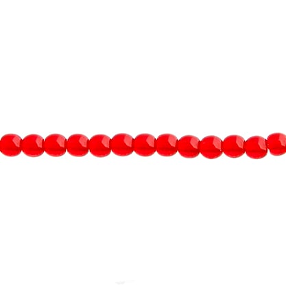 Czech Druk Beads Transparent Siam