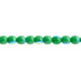 Czech Druk Beads Opaque Green AB