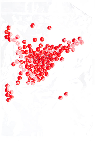 Czech Druk Beads Opaque Red