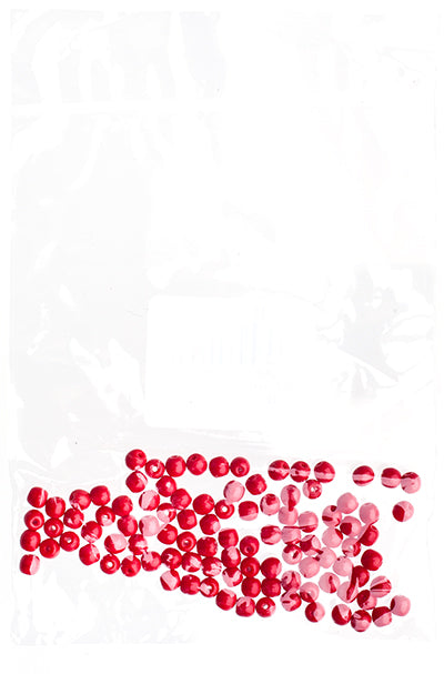 Czech Druk Beads Opaque Dark Red