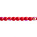 Czech Druk Beads Opaque Dark Red AB