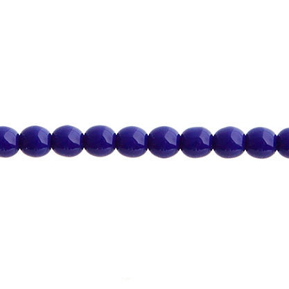 Czech Druk Beads Opaque Cobalt
