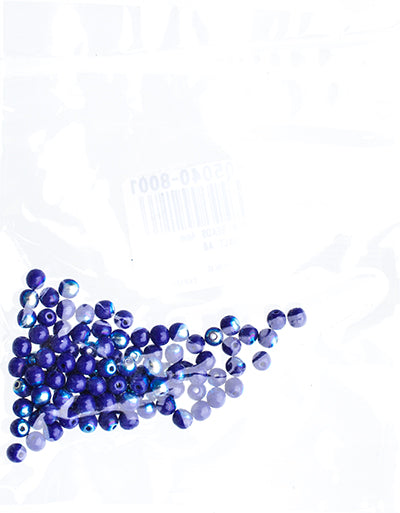 Czech Druk Beads Opaque Cobalt AB