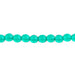 Czech Druk Beads Transparent Emerald