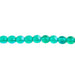 Czech Druk Beads Transparent Emerald AB