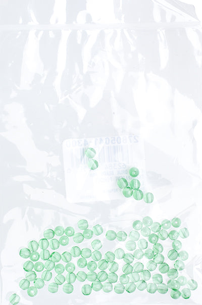 Czech Druk Beads Transparent Peridot